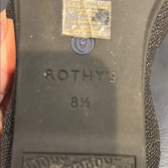 Rothy's Black and Blue Flats - Picture 2 of 2